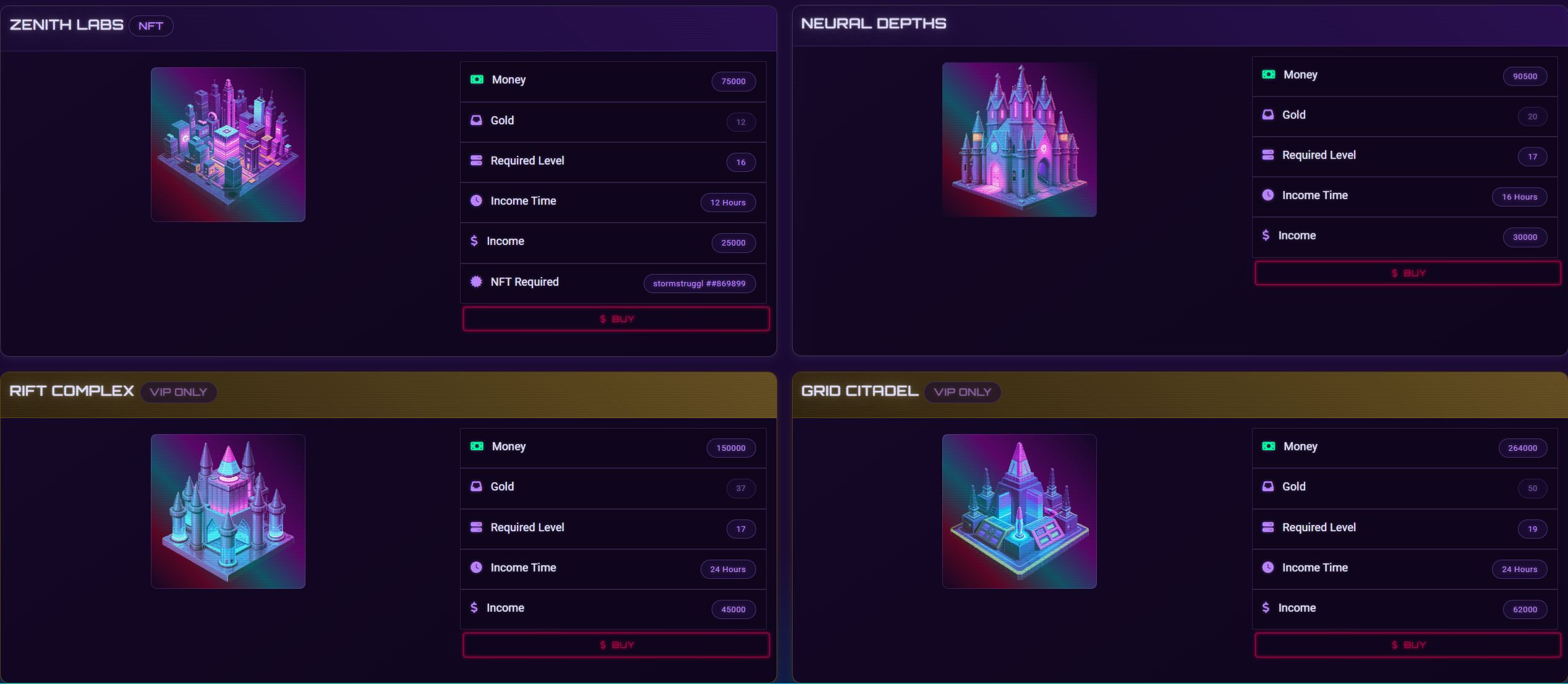 Properties Interface