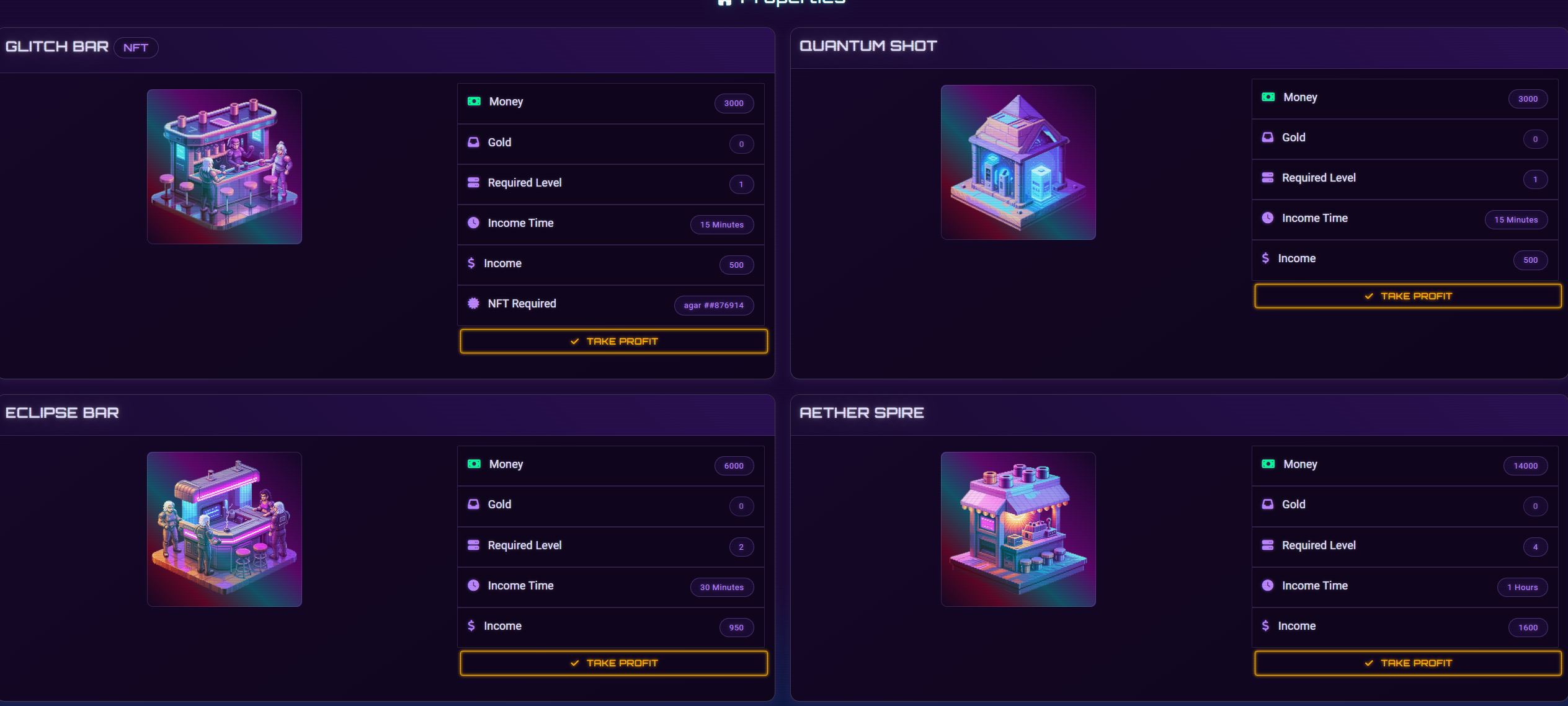 Collecting Property Profits